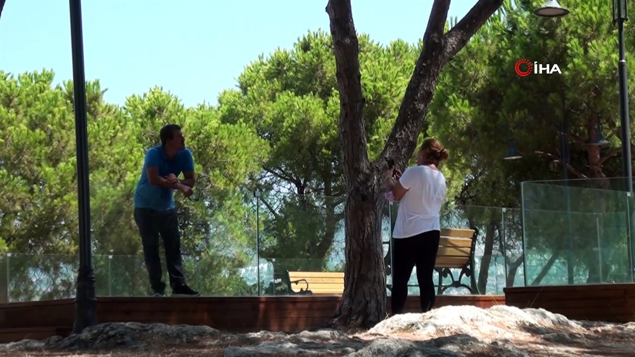 Kuşadası’nın simgesi Güvercinada’yı 60 bin kişi ziyaret etti