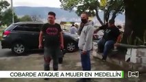 Rechazo en Medellín por la agresión física de un hombre contra dos mujeres