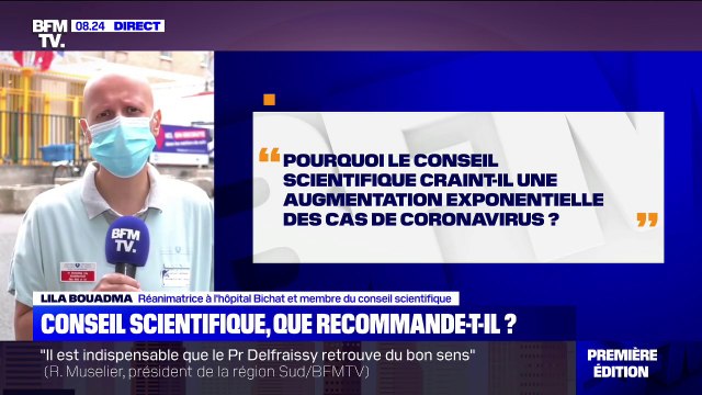 Lila Bouadma (membre du Conseil scientifique): On constate une augmentation exponentielle des cas de Covid-19