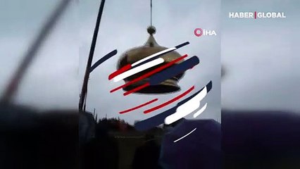 10 tonluk kubbe böyle düştü