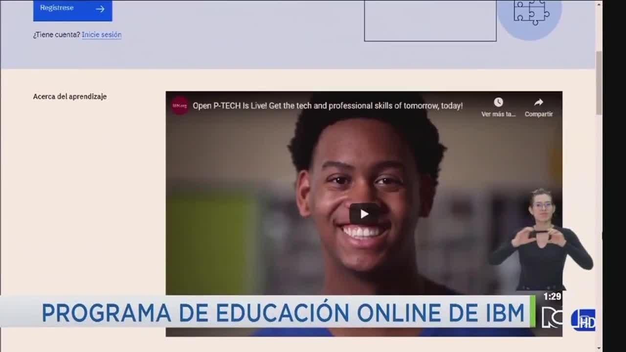 Esta es la nueva plataforma de educación gratuita para el mundo laboral, de IBM