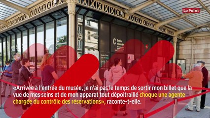 Refoulée du musée d'Orsay à cause de son décolleté