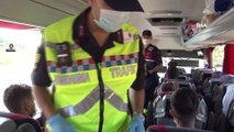 İstanbul İl Jandarma Komutanlığı’ndan şehirler arası otobüslerde korona virüs denetimi