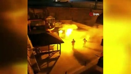 Covid-19 hastası kadına arkadaşlarından beyaz tulum ve meşaleli sürpriz