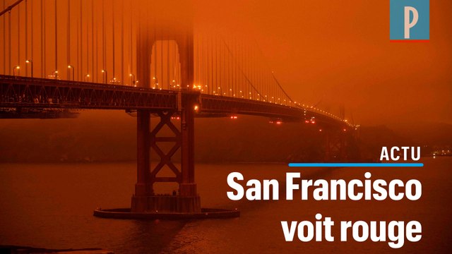 San Francisco plongée sous un ciel rouge à cause des incendies