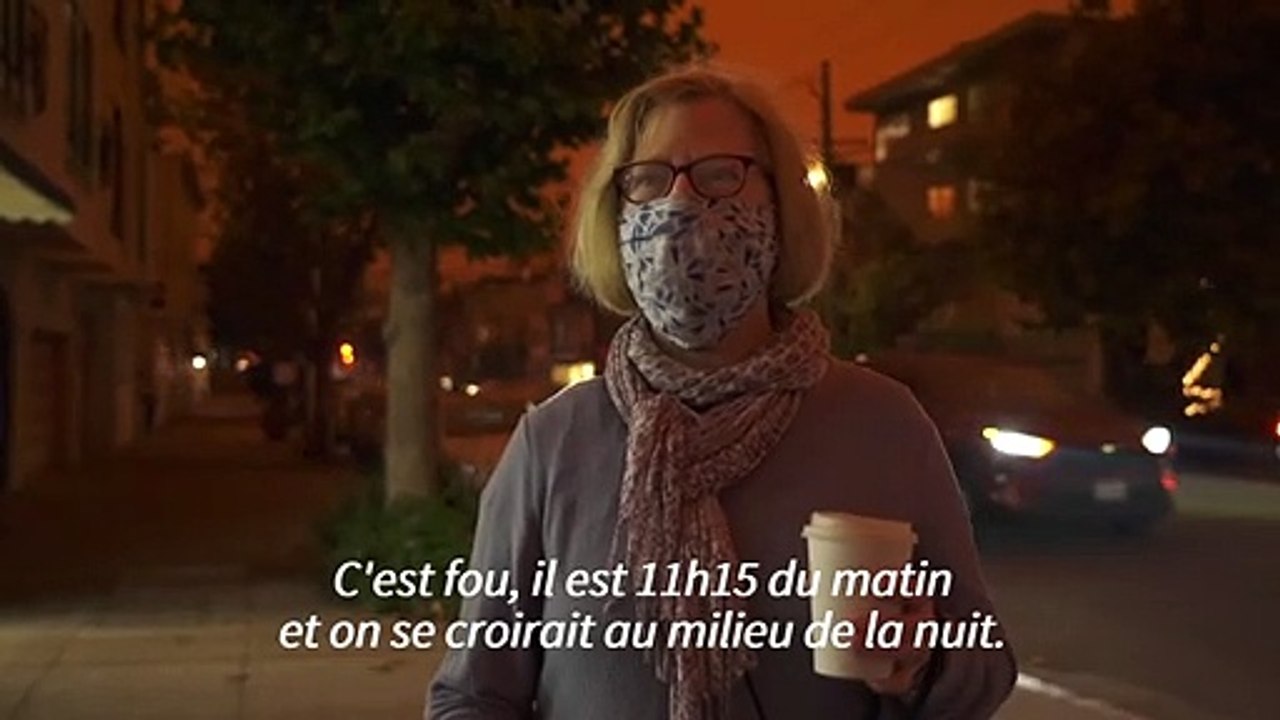 Atmosphère surréaliste à San Francisco à cause d'incendies historiques