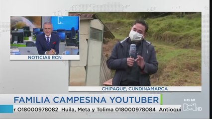Familia campesina youtuber recibirá apoyo de la Gobernación de Cundinamarca