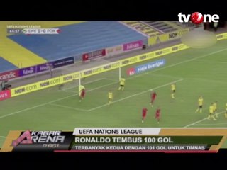 Ronaldo Tembus Rekor 100 Gol Bersama Portugal