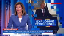 Trump admits to downplaying coronavirus threat in audio recordings