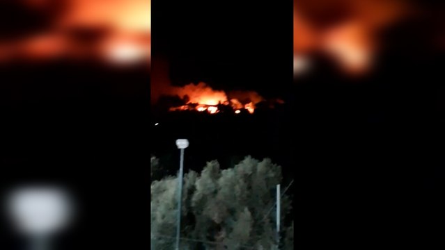Declarado un nuevo incendio en el campamento de refugiados griego de Moria