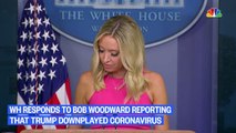 White House Responds To Bob Woodward Tape Of Trump Speaking About Coronavirus - NBC News