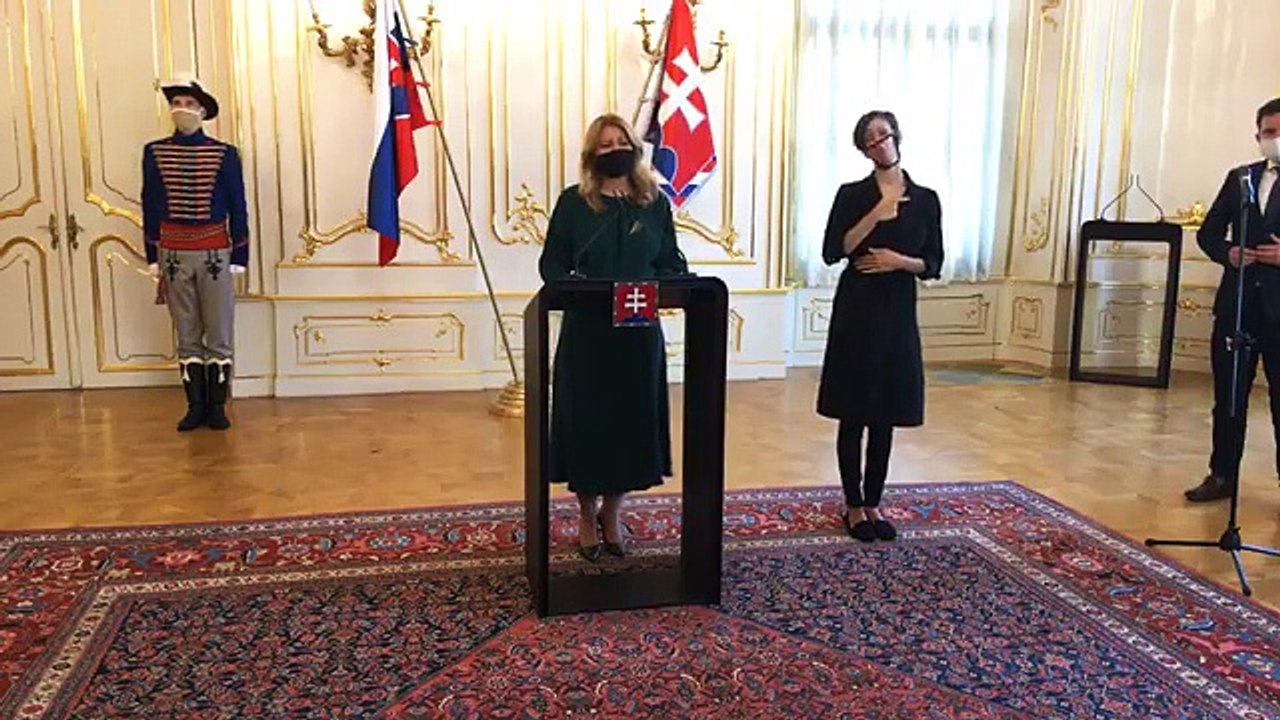 ZÁZNAM: Vyhlásenie prezidentky Zuzany Čaputovej