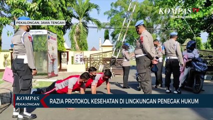 Razia Protokol Kesehatan di Lingkukan Penegak Hukum