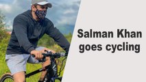 Salman Khan goes cycling