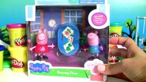 Learn ABC with Pig George and Peppa Pig using Play Doh School Drawing Class Set