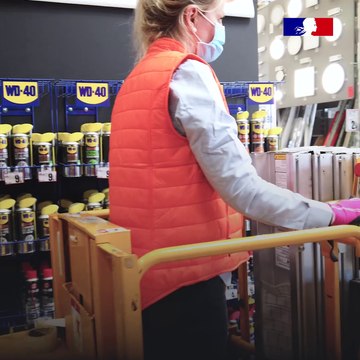 Le protocole sanitaire d'un magasin de bricolage d'Arques