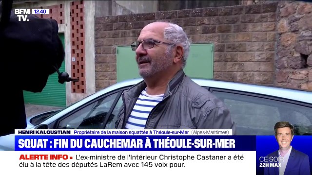 L'affaire est terminée , le propriétaire de la maison squattée à Théoule-sur-Mer a récupéré les clés de son logement