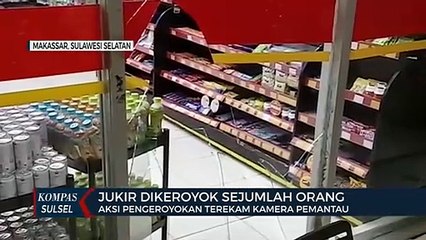 Aksi Pengeroyokan Terekam Kamera Pemantau