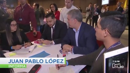 La indignación se debe convertir en indigna-acción: Duque a estudiantes en Bogotá