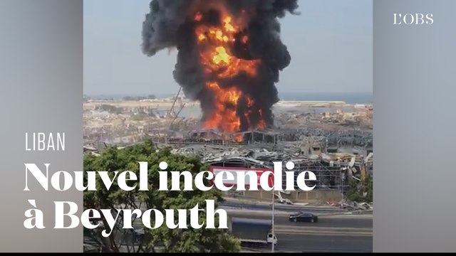 Beyrouth : un nouvel incendie s'est déclaré dans un entrepôt du port