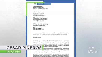 Vía libre para el inicio de planes piloto de vuelos domésticos en el país