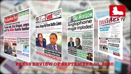 CAMEROONIAN PRESS REVIEW OF SEPTEMBER 10, 2020