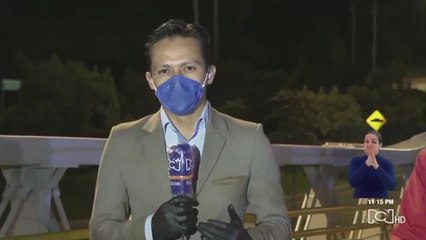 Venezolanos desalojan voluntariamente los cambuches en el norte de Bogotá