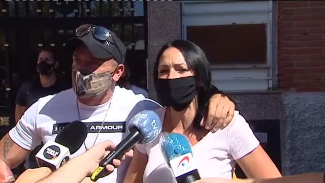 La cuidadora que ocupó una casa en Leganés, Madrid, se marchará el lunes