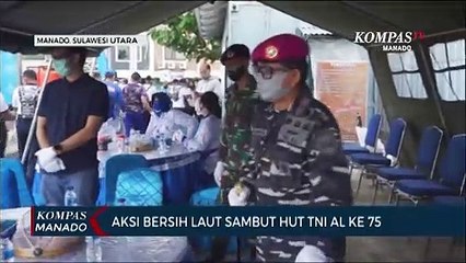Aksi Bersih Laut Sambut Hut Tni AL Ke 75