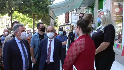 Adana Valisinden maske ve sosyal mesafe denetimi