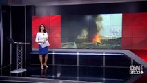 Son dakika... Patlamadan 1 ay sonra Beyrut Limanı'nda büyük yangın!