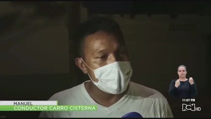 "Yo les dije, esa vaina se puede prender": conductor del camión relata lo ocurrido en Tasajera