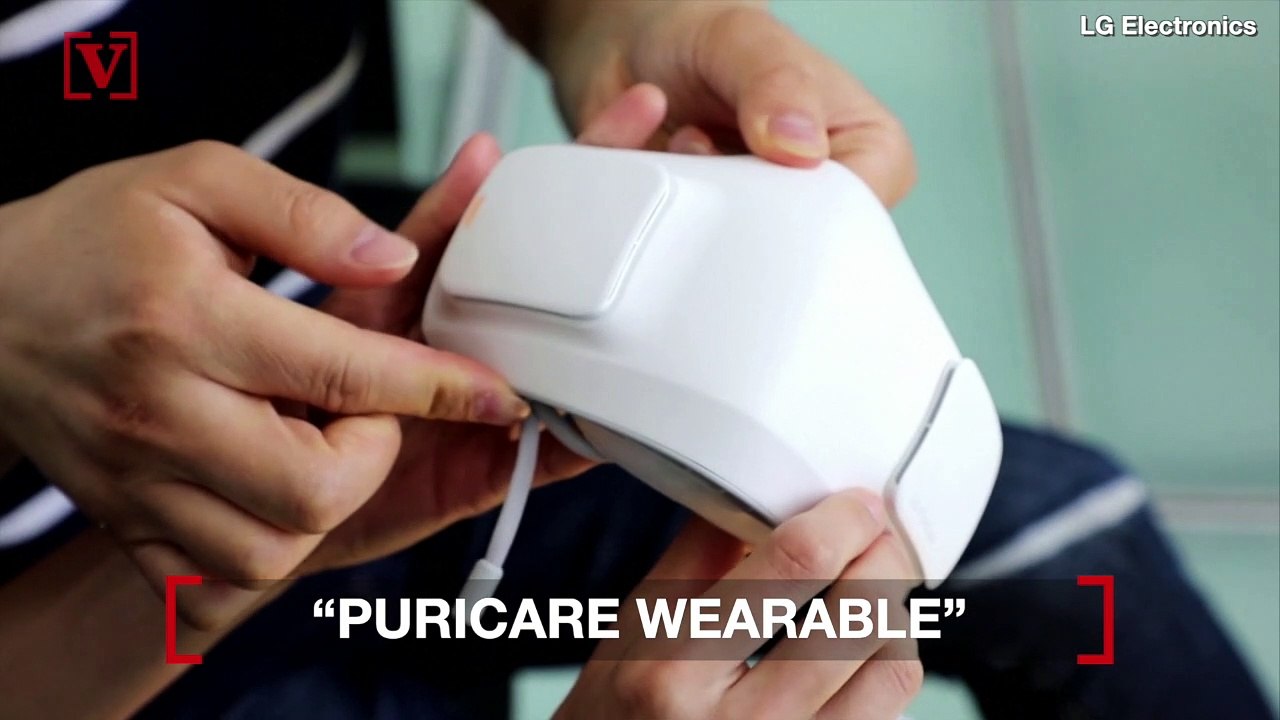 Innovative BatteryPowered Face Mask Filters Air Coming Into and Leaving the Mask video