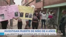 Investigan muerte por presunto maltrato de un niño de 4 años en Kennedy