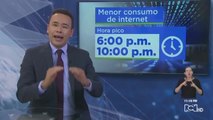 Consumo de Internet ha disminuido, tras reapertura gradual de la economía