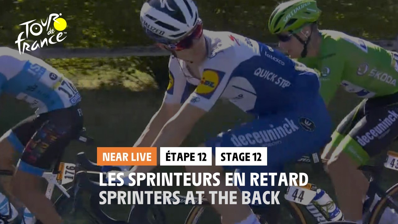 #TDF2020 - Étape 12 / Stage 12 - Les sprinteurs en retard / Sprinters at the back