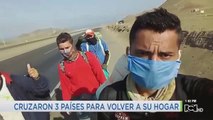 Tras recorrer 12.000 km, tres hermanos varados en Perú llegaron a Cesar