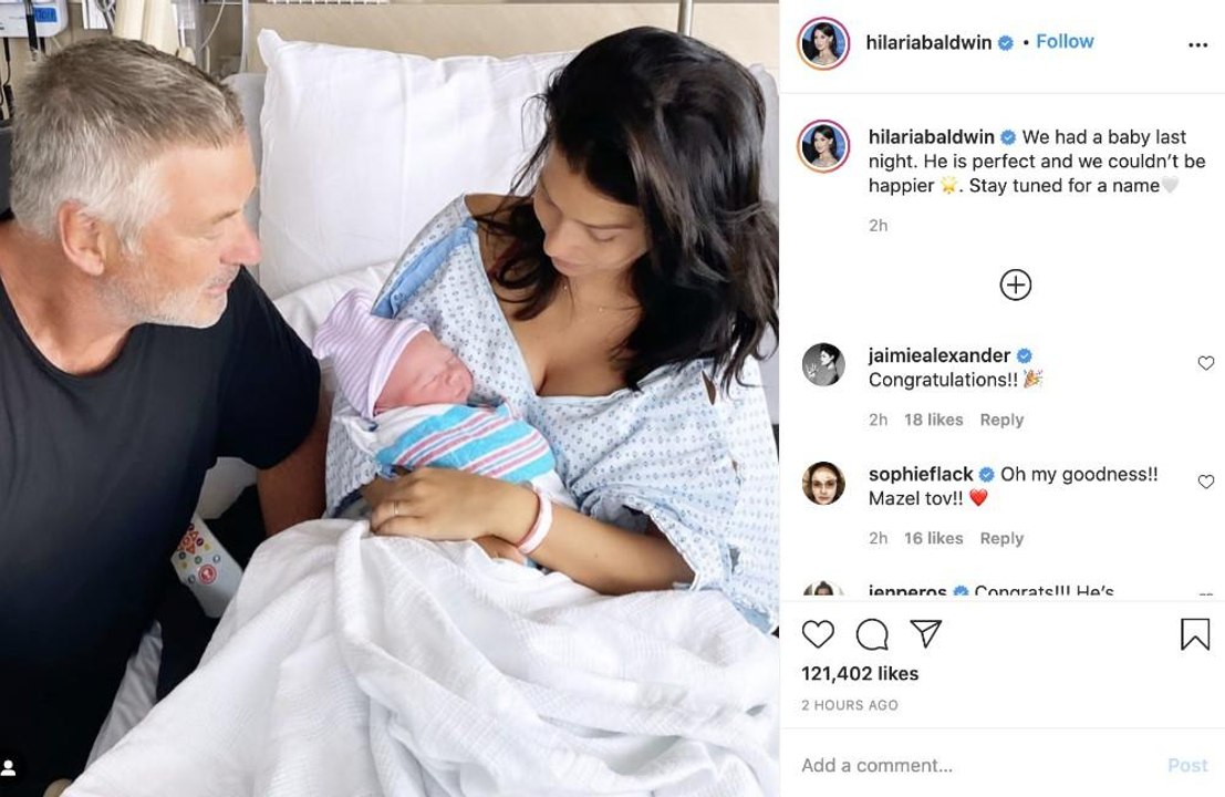 Hilaria Baldwin: Das Baby ist da