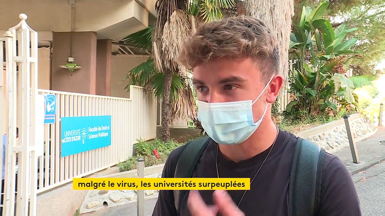 Universités : cours alternés ou à distance, des mesures pour lutter contre les amphis bondés