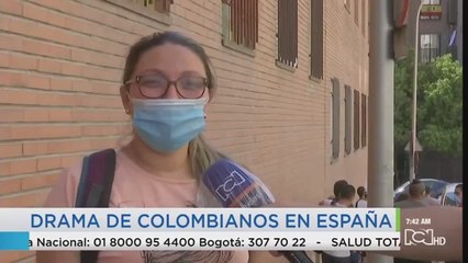 La historia de dos colombianos que viven la misma dificultad en Madrid: riesgo de hambre