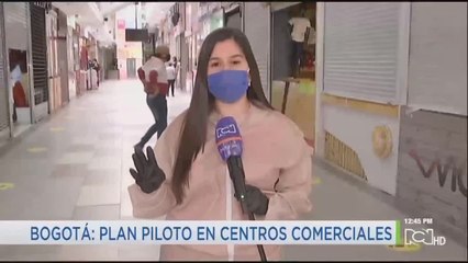 Bogotá inicia plan piloto para reapertura de centros comerciales