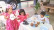 Kids Quarantine TEA PARTY | Telugu kids Geddam Angel's ft Anvitha vlogs