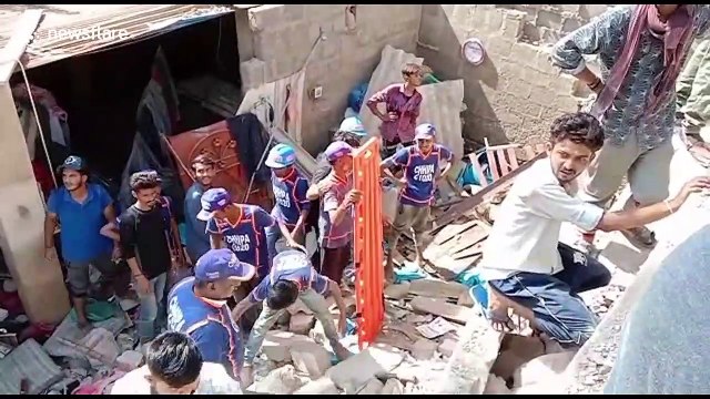 One killed as two-storey building collapses in Karachi, Pakistan