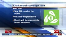 Kern BHRS and Creative Crossings organizing a Chalk Walk Scavenger Hunt, in honor of Mental Health Awareness Month
