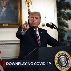 Download Video: Trump admits to playing down coronavirus danger