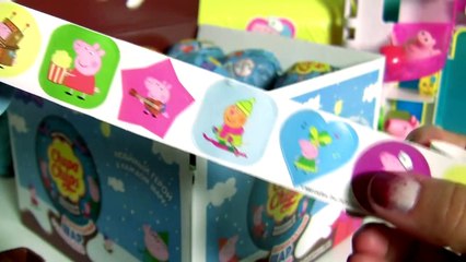 Télécharger la video: Chupa Chups Peppa Pig Christmas Surprise Box of Choco Eggs with Mommy Daddy George Pig Чупа Чупс