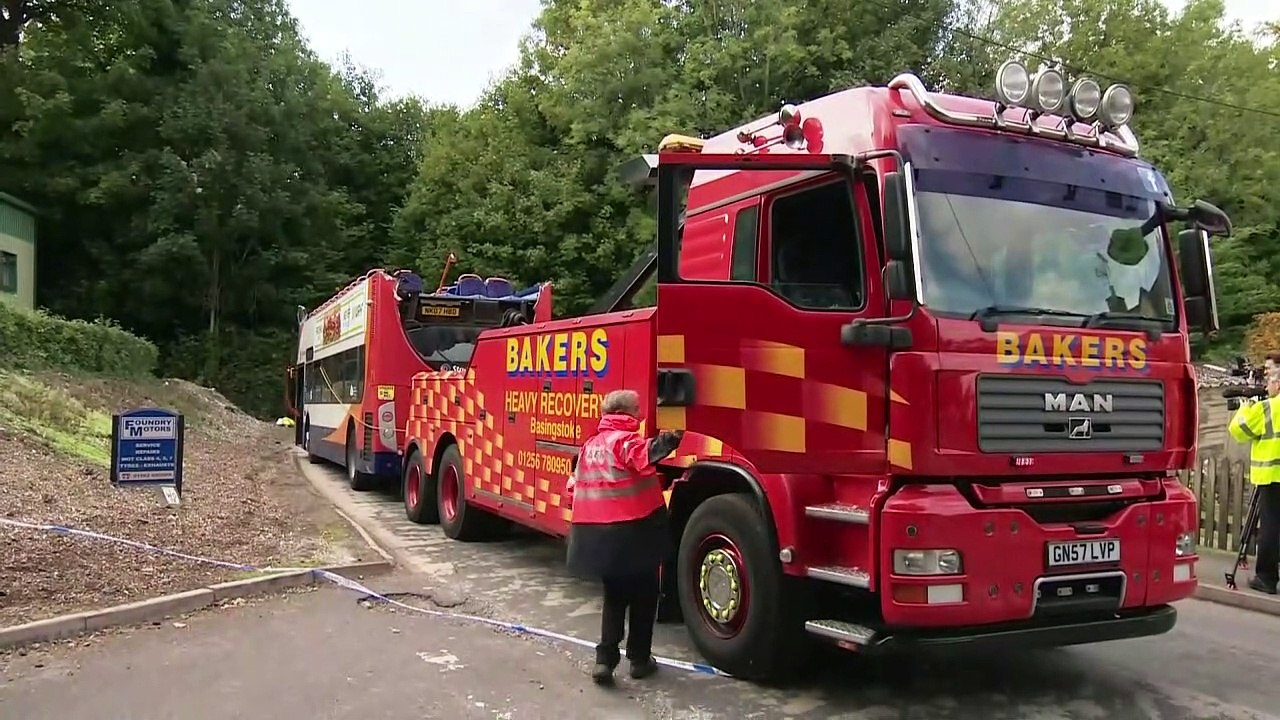 Winchester bus crash: ‘I heard lots of screaming’