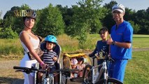 Cristiano Ronaldo & Georgina Rodriguez and children Family Bike Ride