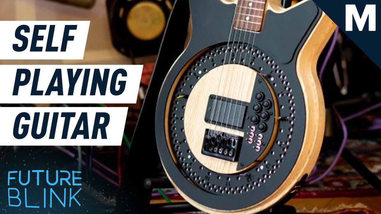 Rock out on this self-playing electric guitar — Future Blink