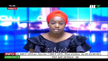 JT BAMBARA 19H30 DU 10 SEPTEMBRE 2020